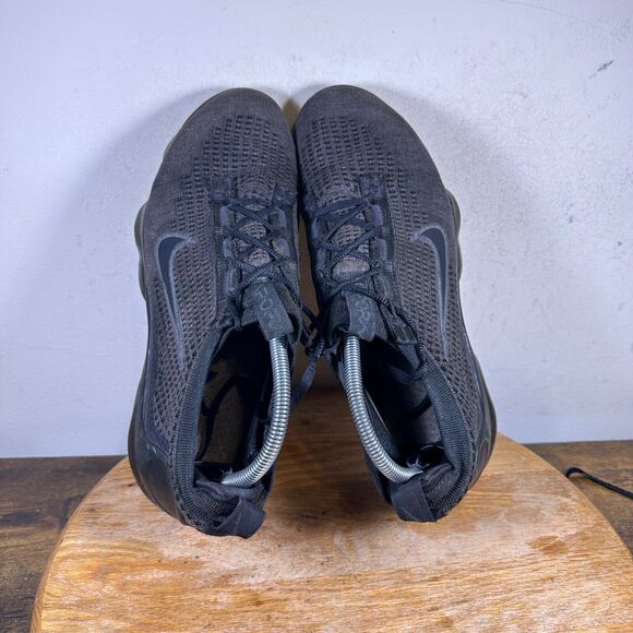 Nike Air VaporMax Flyknit 2021 Men's Size 9 Black Anthracite Shoes DH4084-001 - Picture 6 of 9